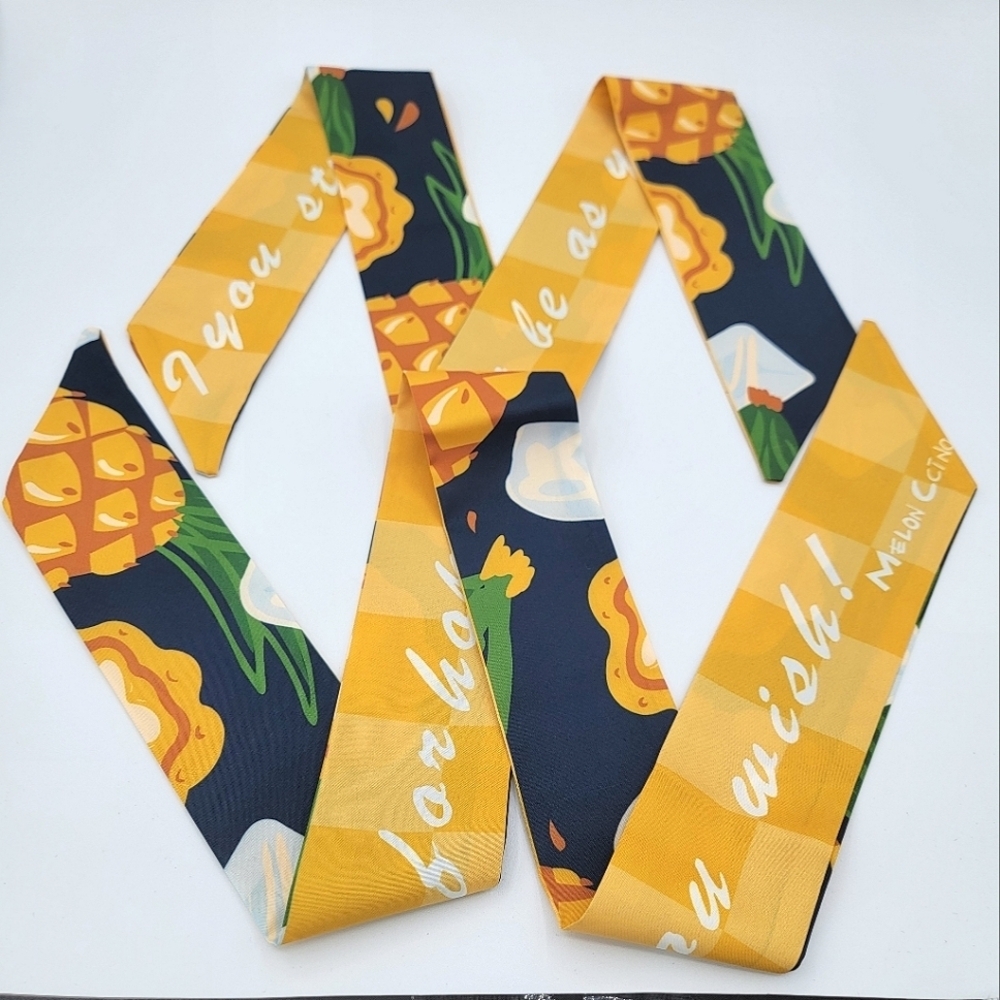 Twilly Scarves Set of 2 New #2529